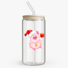 Банка с бамбуковой крышкой