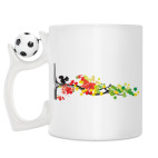 Кружка с футбольным мячиком