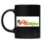 Кружка цветная UV-DTF