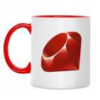 Двухцветная кружка Ruby