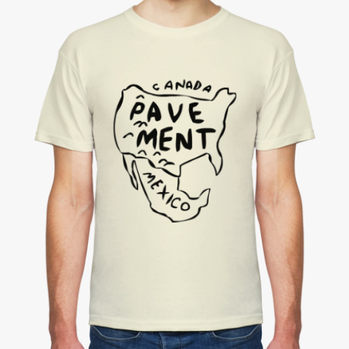 Футболка с принтом Pavement