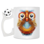 Кружка с футбольным мячиком