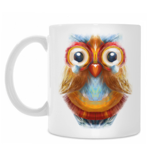 Кружка с принтом Сова