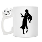 Кружка с футбольным мячиком