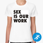 Женская спортивная футболка