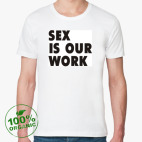 Мужская футболка органик