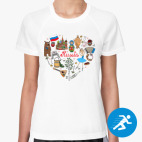 Женская спортивная футболка