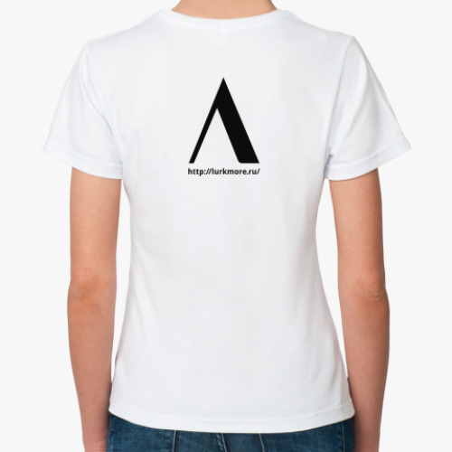 Классическая футболка с принтом 265