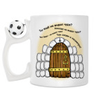 Кружка с футбольным мячиком