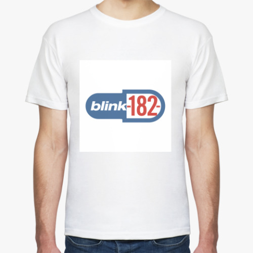 Футболка с принтом Blink 182