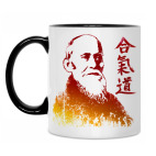 Кружка двухцветная