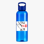 Прозрачная спортивная бутылка