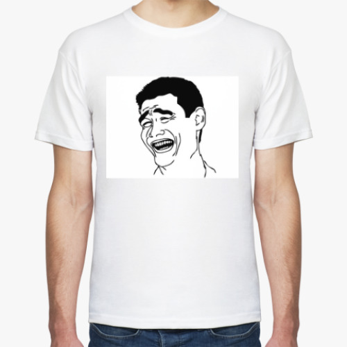 Футболка с принтом Мем Яо Мин