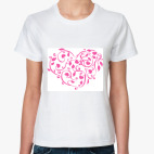 Розовое сердце