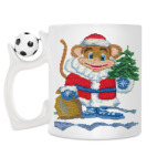 Кружка с футбольным мячиком