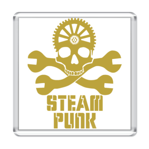 Магнит с принтом steampunk