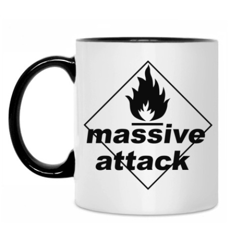 Кружка с принтом Massive Attack