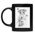 Кружка цветная UV-DTF