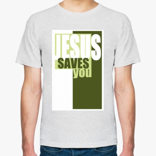 Футболка с принтом Jesus Saves You