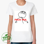 Женская футболка органик