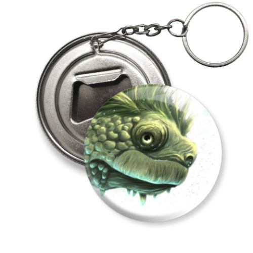 Брелок-открывашка с принтом Фэнтези рептилия