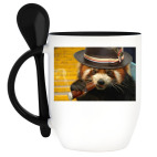 Кружка с ложкой