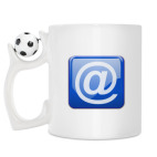 Кружка с футбольным мячиком