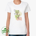 Женская футболка органик