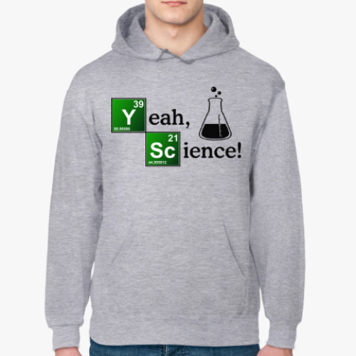 Толстовка худи с принтом Yeah, Science!