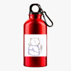 Металлическая бутылка 400 мл UV-DTF