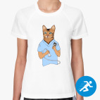 Женская спортивная футболка