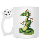 Кружка с футбольным мячиком