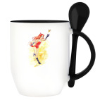 Кружка с ложкой