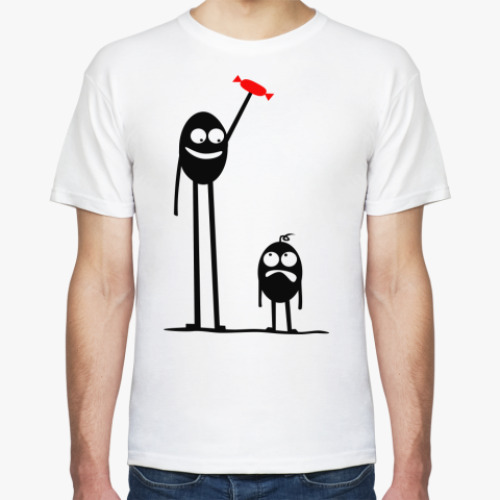 Футболка с принтом Дай конфетку