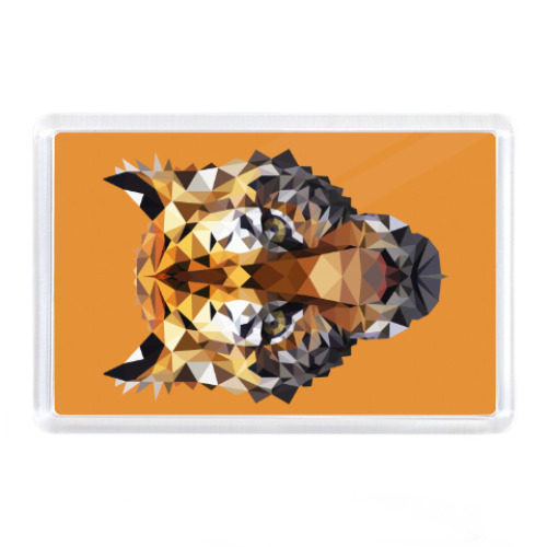 Магнит с принтом Тигр / Tiger