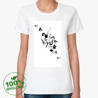 Женская футболка органик