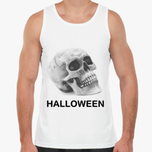 Майка с принтом Череп