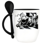 Кружка с ложкой