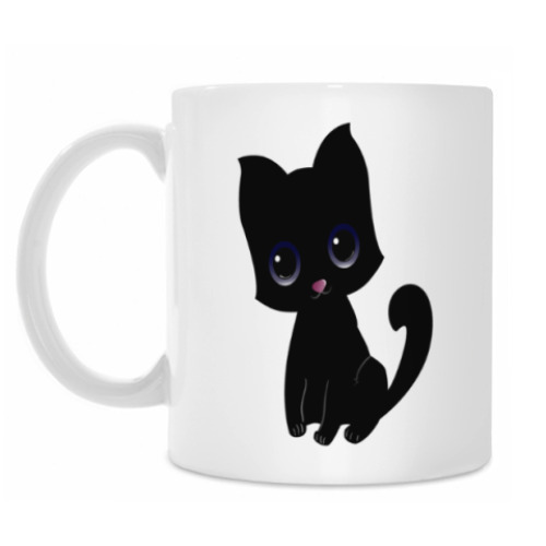 Кружка с принтом Kitten (котёнок)