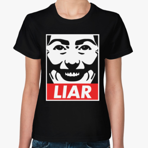 Женская футболка с принтом Хиллари Клинтон