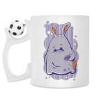 Кружка с футбольным мячиком