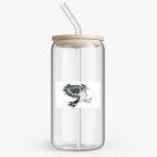 Банка с бамбуковой крышкой