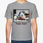 Классическая футболка Рыбный день. Горбуша