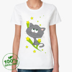 Женская футболка органик