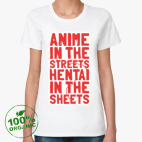 Женская футболка органик