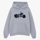 Толстовка худи оверсайз