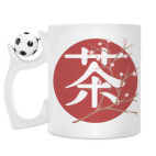 Кружка с футбольным мячиком