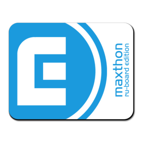 Коврик для мыши с принтом Maxthon