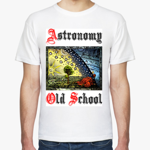 Футболка с принтом Astronomy - Old School