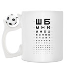 Кружка с футбольным мячиком